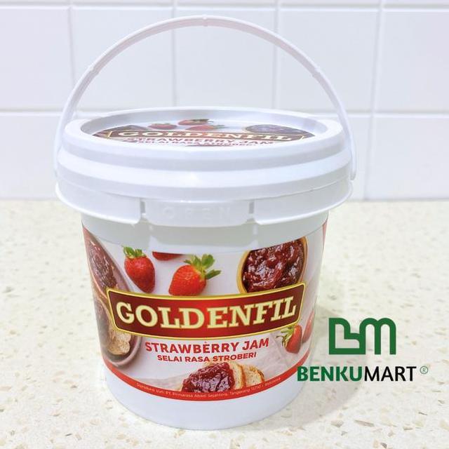 Goldenfil Strawberry Jam 1Kg Selai Strawberry Goldenfil