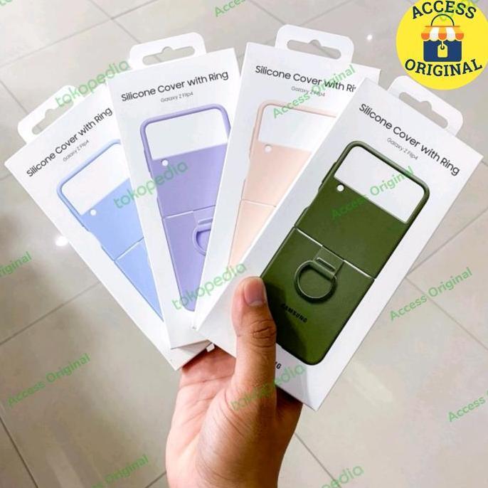 Samsung Silicone Cover With Ring Samsung Z Flip 4 / Flip4 Original