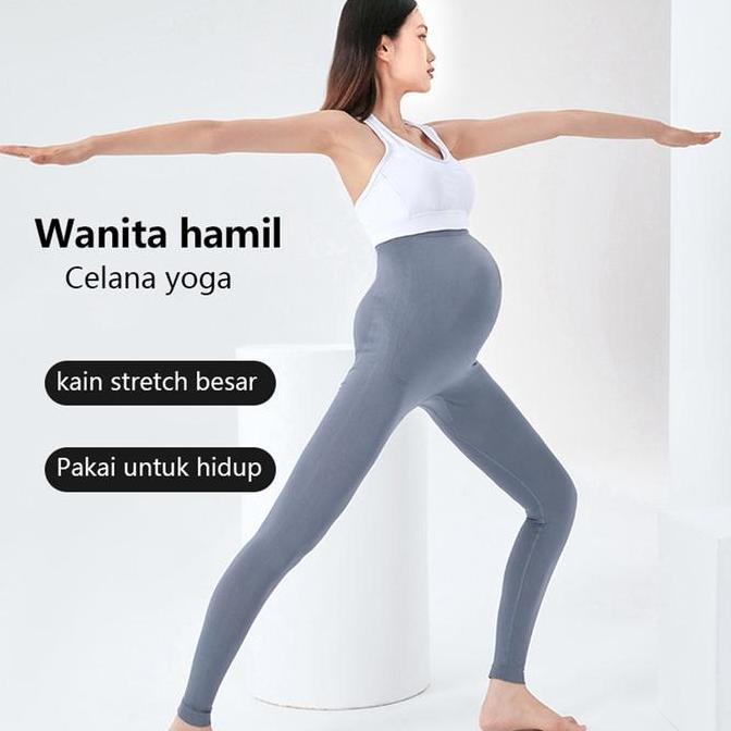Musim Semi Wanita Hamil Celana Hiu Ukuran Besar Celana Pendukung Perut Olahraga Yoga Nyaman Elastis 