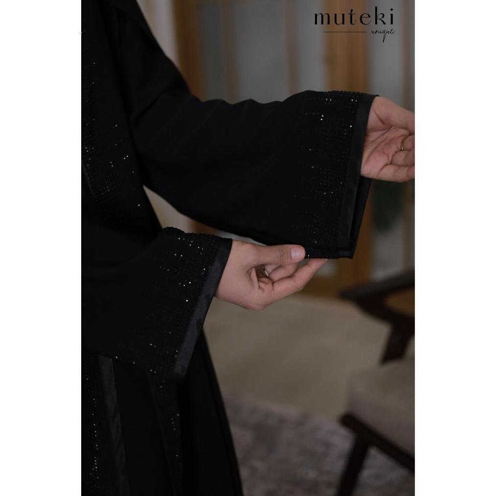 terbaru [muteki] samira abaya dress - abaya muslimah by muteki unique