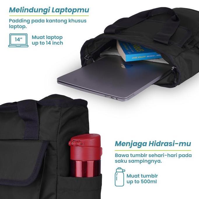 Sval- Torch Tas Ransel Punggung Laptop - Tote Bag Backpack Wonju