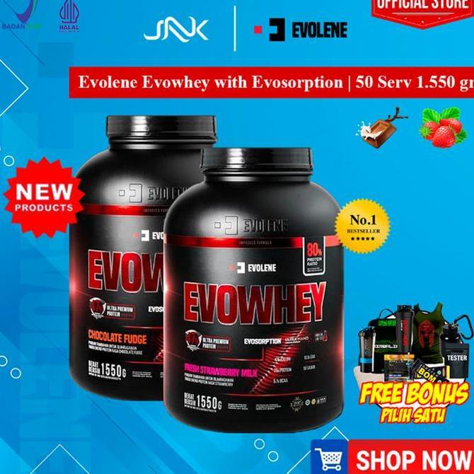 Evolene Evowhey With Evosorption 1550gr 50Serv | Whey Protein Concentrate Isolate Hydrolized Cutting