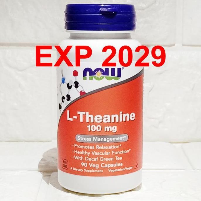 Now Food Foods L Theanine 100 mg 90 Veg Cap Now Theanine