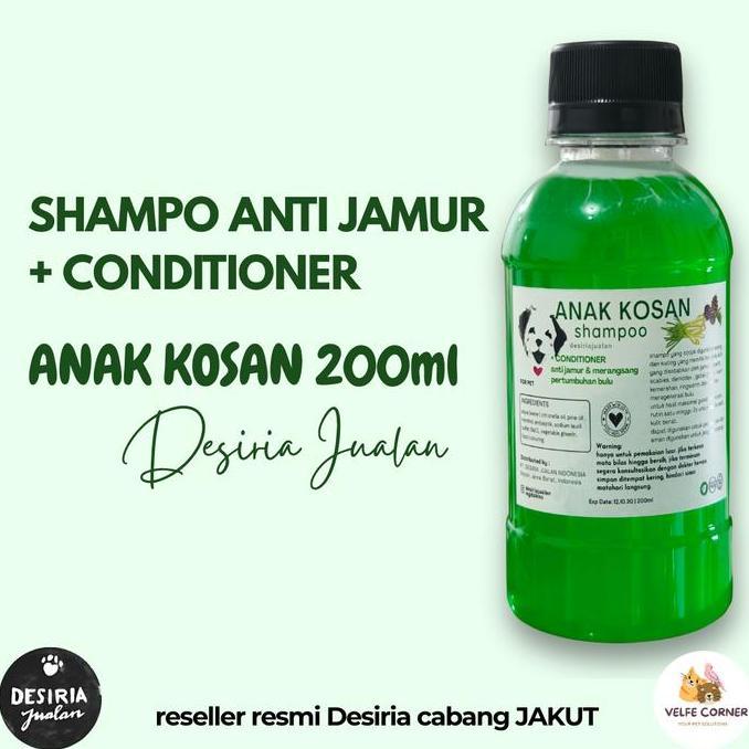 NEW DESIRIA JUALAN SHAMPO ANAK KOSAN 200 ML- SHAMPO ANTI JAMUR Ampuh Kucing Anjing / Scabies / Demod