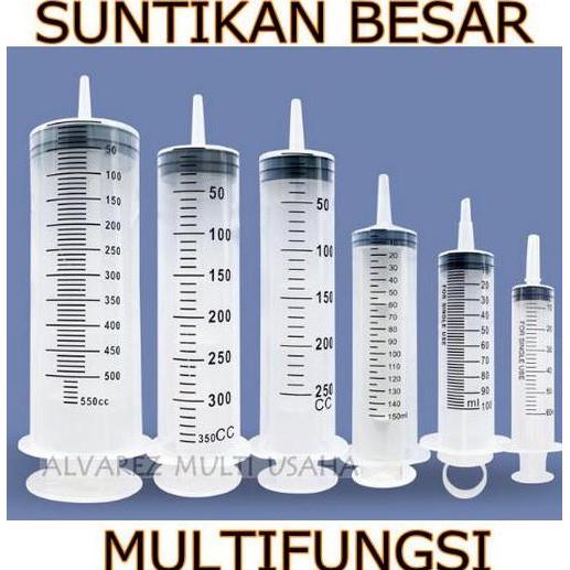Medikit- Spuit Syringe 150 Ml/Cc Steril / Suntikan Besar