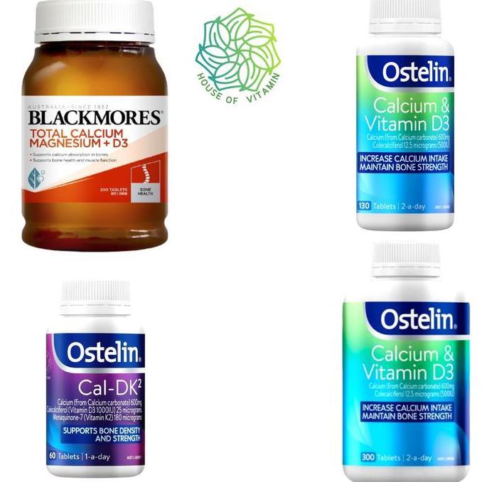 Blackmores Total Calcium Magnesium D3 200 tablets Vitamin / Ostelin Calcium & Vitamin D3 130 300 Tab
