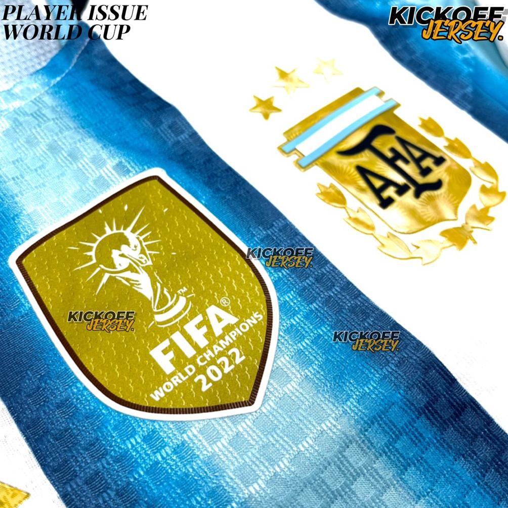 (PLAYER ISSUE) JERSEY PIALA DUNIA ARGENTINA HOME PI WORLD CUP 2026 2027 FULL PATCH 26/27