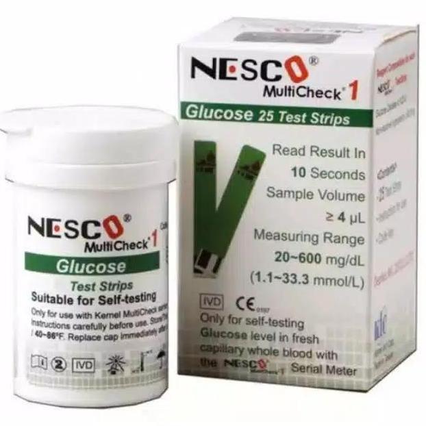 Strip Nesco Gula darah / Strip Gula Refill / Nesco gula darah