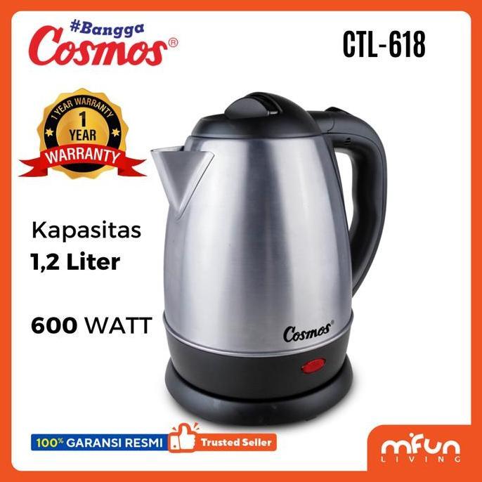 Teko Listrik Cosmos CTL618 Teko Pemanas Air listrik Cosmos
