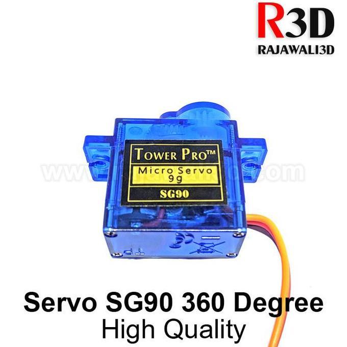 Towerpro Sg90 360 Degree Rotation Servo Motor High Quality