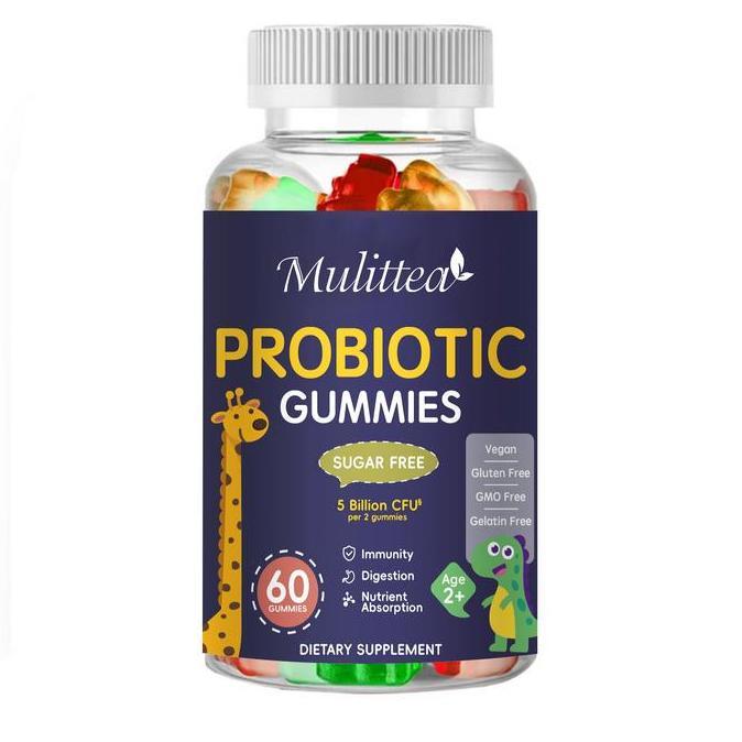 Probiotic Gummies Permen Karet Probiotik untuk Pencernaan, Kesehatan Usus dan Kekebalan Tubuh, 5 Mil