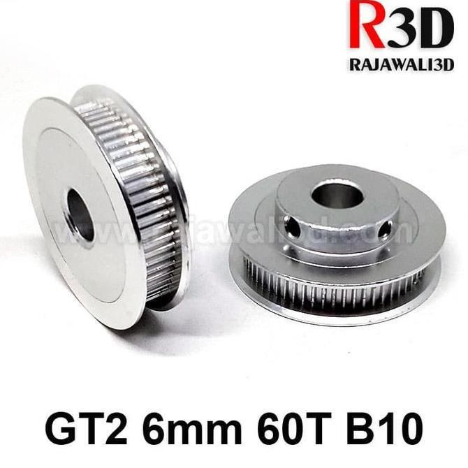 Gt2 Timing Pulley 60 Teeth Bore 10Mm Belt 6Mm