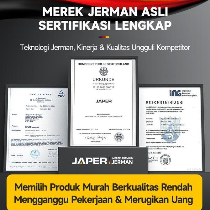 JAPER Mesin Bor Baterai Impact Set Bor Listrik Kotak Peralatan  Multifungsi Bor Set baterai