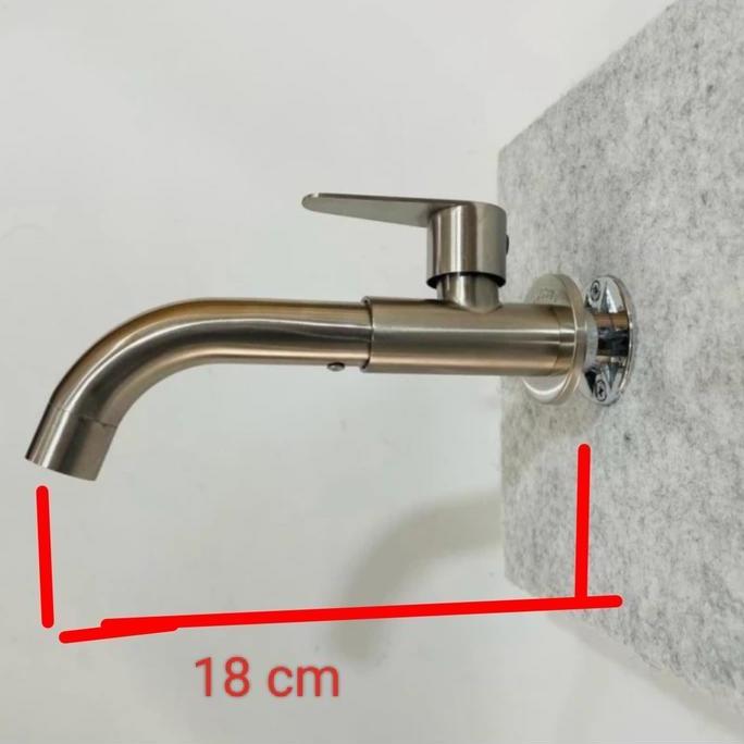 Kran Tembok Panjang/Kran Wastafel Dinding/Tembok Stainles.