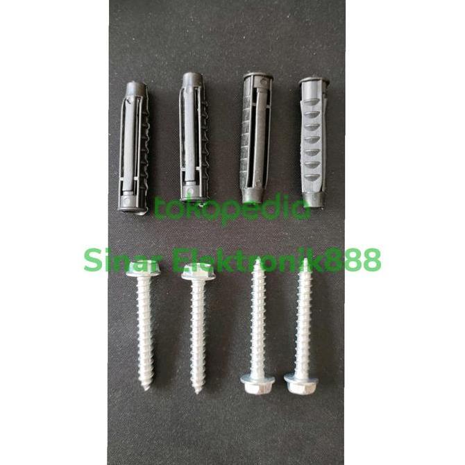 Mure- Baut Tembok Dan Fisher Ll Bracket Isi 4 Set