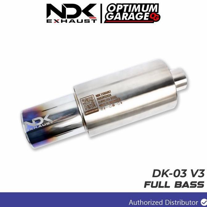 KNALPOT MOBIL RACING NDK EXHAUST MUFLER DK-03V3 SILINCER KNALPOT NDK