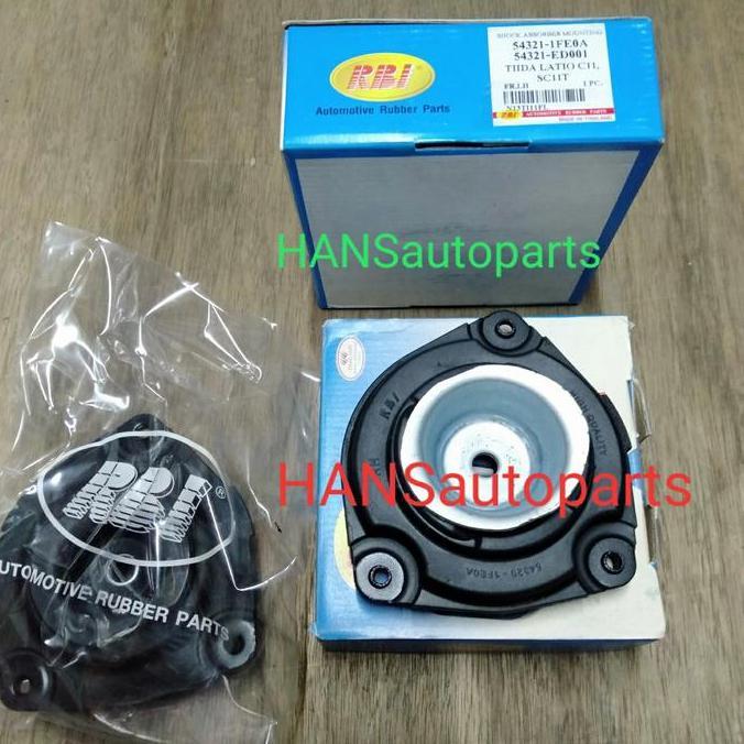 support shock breaker karet support grand Livina merk RBI