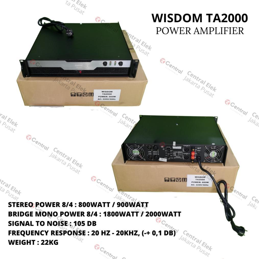 Allthebest- wisdom ta2000 ta-2000 ta 2000 power amplifier class h