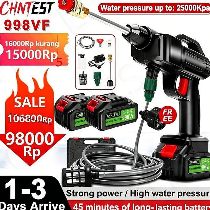 150Bar Alat Cuci Mesin Mini Portable Semprotancuci Motor Alat Pencuci Jet Cleaner