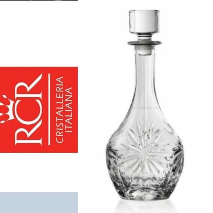 RCR Decanter Bulat 100cl Oasis Crystal italy
