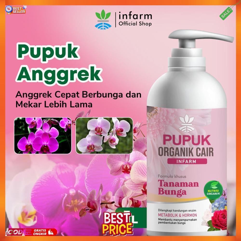 INFARM - Pupuk Anggrek Pupuk Organik Cair Tanaman Bunga 1 Liter POC Bunga Anggrek Pupuk Bunga CD Inf