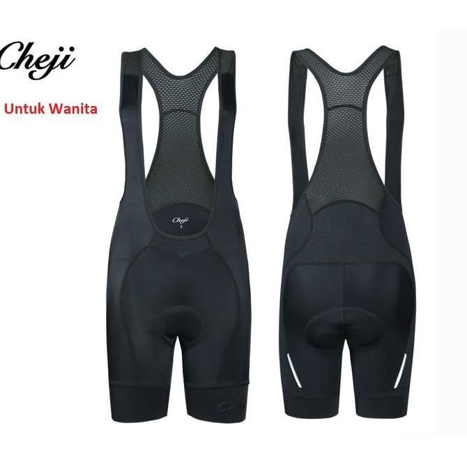 Celana Sepeda Wanita BIB Premium Cheji - Women Pant BIB Cheji CJ1145