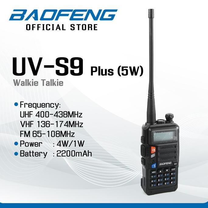 BAOFENG UV-S9 Plus (5W) Walkie Talkie HT - Baofeng Indonesia