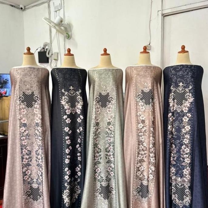 ANlica - KAIN SILK Motif Kain Mewah Kain Meteran Baju Seragam Couple