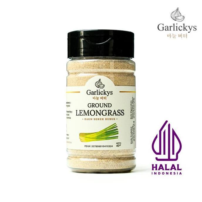 GARLICKYS Daun Sereh Serai Bubuk Wangi Segar Merah Lemongrass Powder