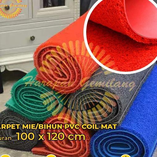 Keset Pvc Mie/Keset Bihun Polos Tebal 15Mm Ukuran 100 X 120 (Meteran)