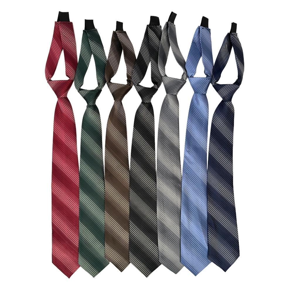Mubeng - Dasi Instant Motif Salur Gradasi