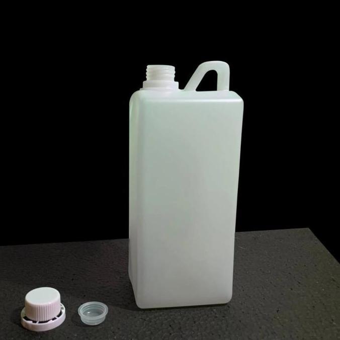 PROMO Jerigen 1 liter segel kecil Jerigen madu 1000ml HDPE BARU isi 10pcs Putih BE5T QUALITY