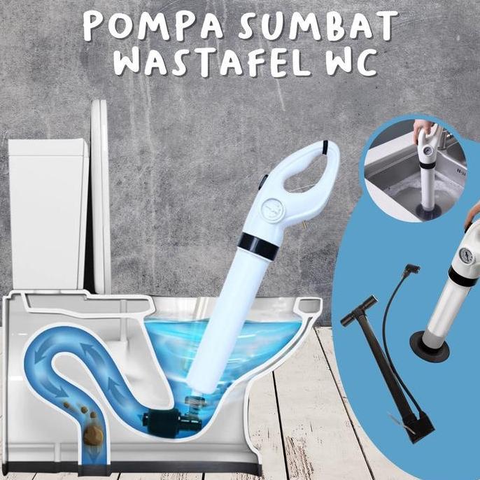Pompa Anti Sumbat Toilet, WC duduk WC jongkok ,Closed 6-8 BAR tidy closet