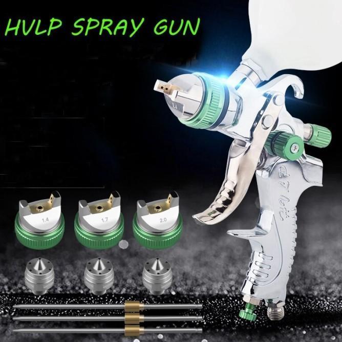 Saaole Hvlp Alat Semprot Cat Mobil Tabung Atas 3 Nozzle Hvlp