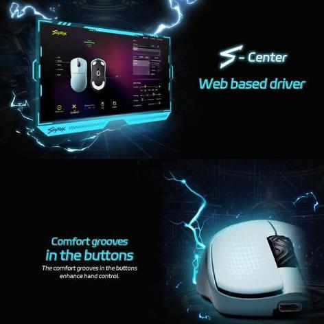 The- Scyrox V6 / V-6 Ultra Lhtweht Gaming Mouse Paw-3950 8K Polling Rate