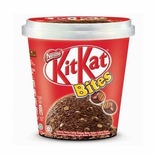 Nestle Kitkat Bites Ice Cream Tube 750Ml Import Malaysia Original