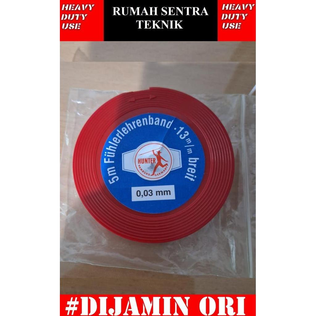 Promo Fuhler Gauge Hunter 0.03 MM / Feeler Gauge / Fuller Gauge 0,03MM ORI Diskon