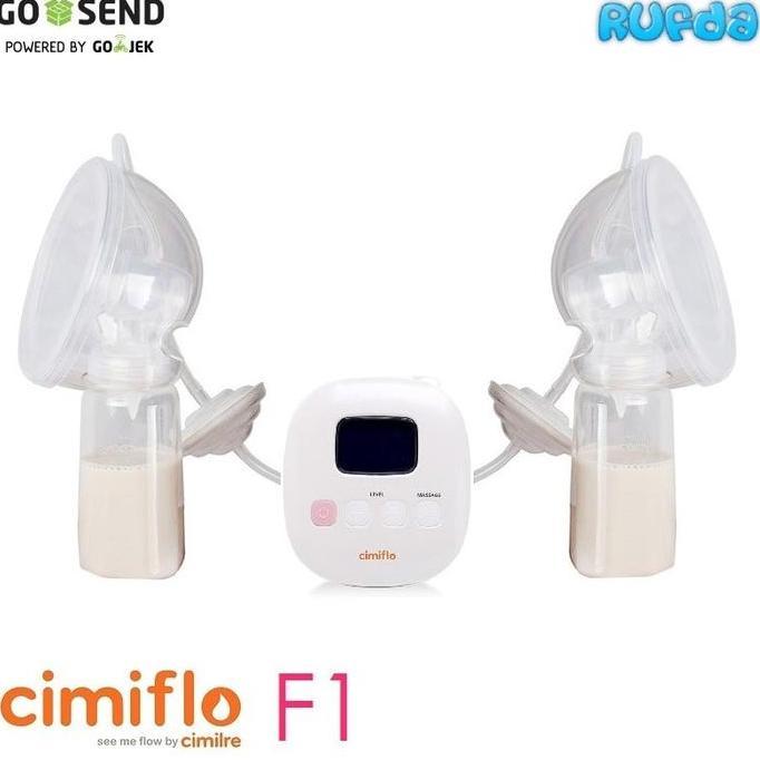 Cimiflo F1 Handsfree Rechargeable Double Breastpump Pompa ASI