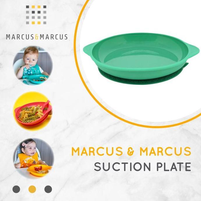 Marcus & Marcus Suction Plate - Piring MPASI Anak Suction Silikon Anti Tumpah