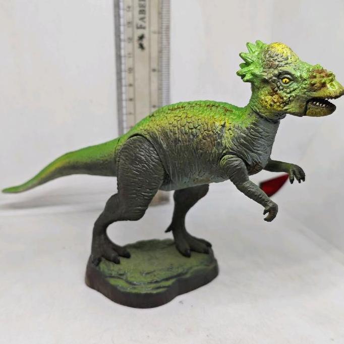 MAINAN DINOSAURUS 1:30 PACHYCEPHALOSAURUS GEOWORLD JURRASIC ACTION ORIGINAL KARET FIGUR PS99