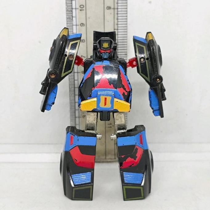 PART FIGURE DX MACHINE ROBO RESCUE HYPER POLICE ROBO BLACK MRR NO 1 ORIGINAL BANDAI PS99