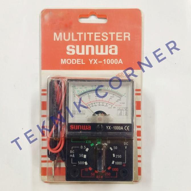TERBARU - SUNWA multitester avometer analog jarum YX-1000A YX 1000 A nankai