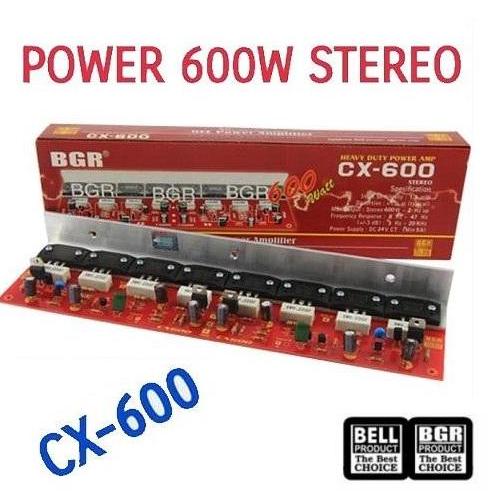 Kit Power Amplifier OCL CX-600 Stereo Heavy Duty 600W 600Watt CX600