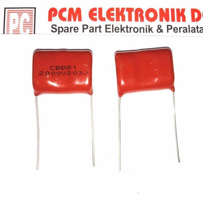 MILAR 203J2000V 203J 2000V 203 2000 20NF 20 NF MYLAR CAPACITOR PCMED