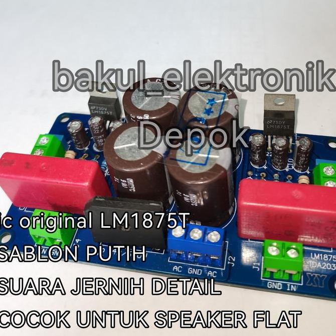 KIT AMPLIFIER LM1875T STEREO PART AUDIO GRADE