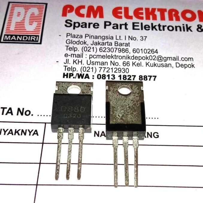 D880 2SD880 D 880 2SD 2 SD880 TR ORIGINAL TRANSISTOR TO220 TO-220 PCMED