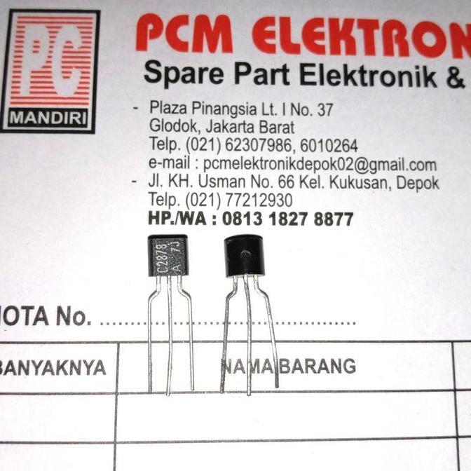 C2878 2SC2878 2 SC 2878 TR TRANSISTOR TO92 TO-92 PCMED