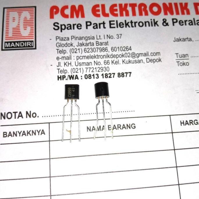 C1959 2SC1959 2SC 1959 2 SC TR TRANSISTOR TO92 TO-92 PCMED