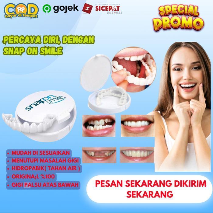 Snap On Smile Original Veneers Gigi Perfect Smile Gigi Tiruan 100% Ori