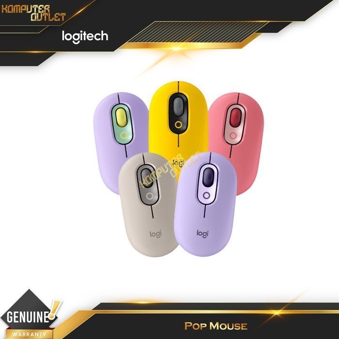 Logitech POP MOUSE - CUSTOMIZABLE EMOJI MOUSE - DAYDREAM